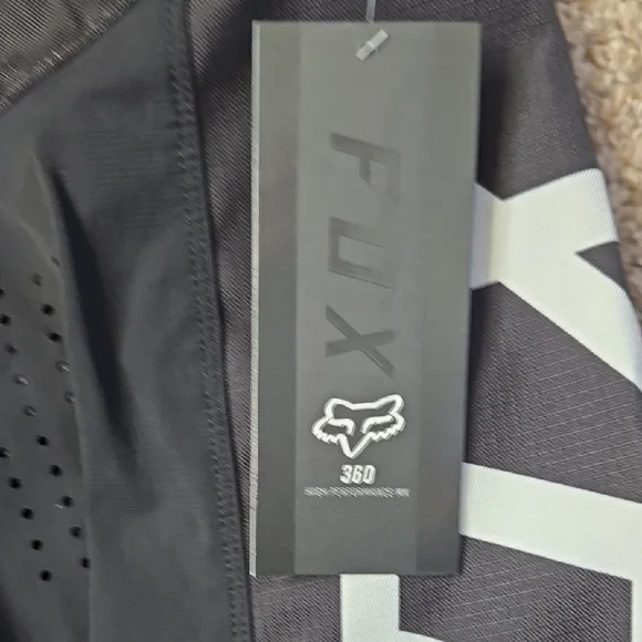 Fox Racing 360 Black and White Men's Pants - Picture 3 of 7